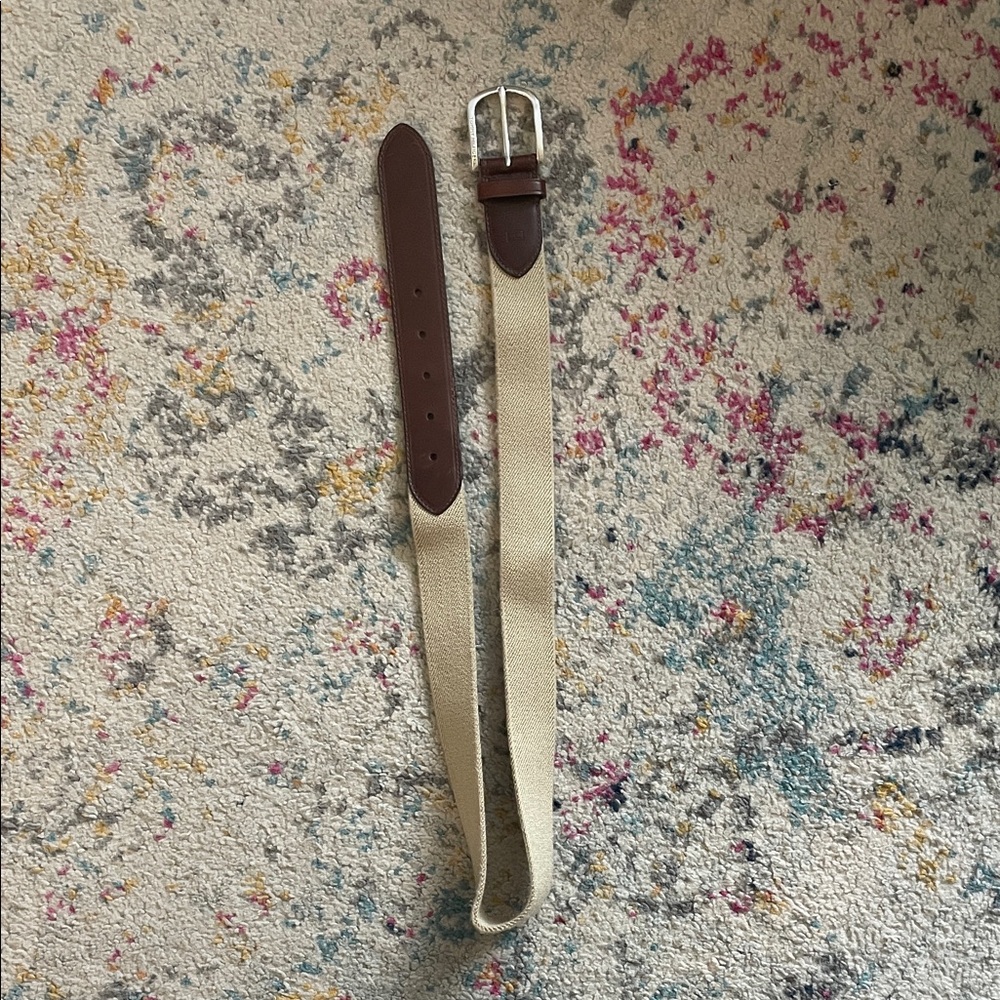 Tommy Hilfiger Men's Tan and Brown Belt